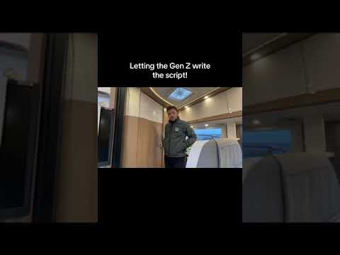 POV: You let Gen Z write the script for a motorhome tour. 🚐✨