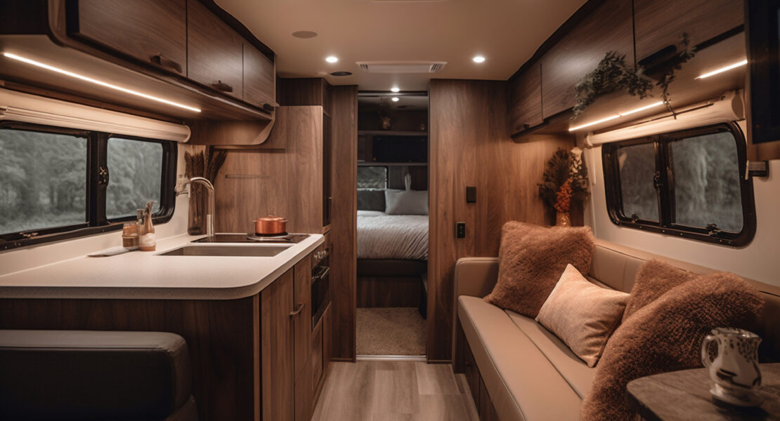 Motorhome bed layouts example